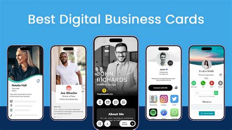 smart phone friendly business card|best digital business card software.